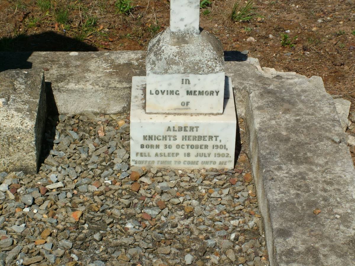 HERBERT Albert Knights 1901-1902
