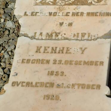 KENNEDY James Piers 1853-1920 :: SWART Valmai 1919-1923