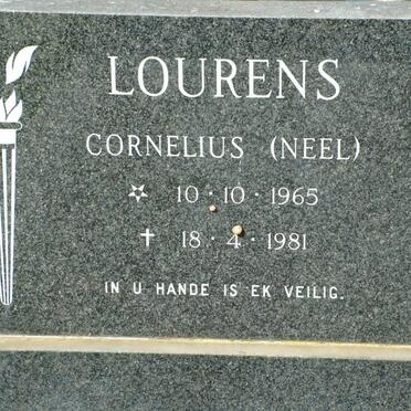 LOURENS Cornelius 1965-1981