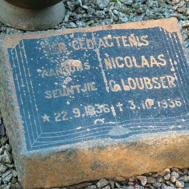 LOUBSER Nicolaas C. 1936-1936