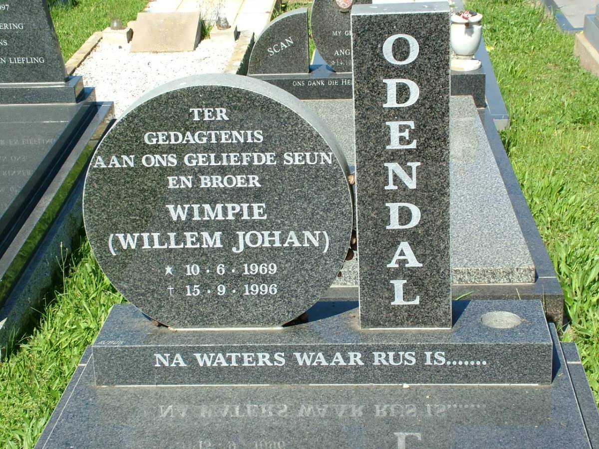 ODENDAAL Willem Johan 1969-1996