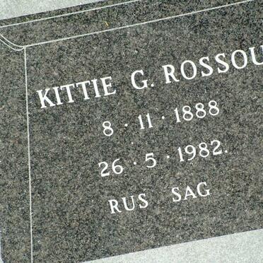 ROSSOUW Kittie G. 1888-1982