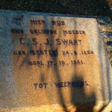 SWART C.S.J. nee BESTER 1854-1941