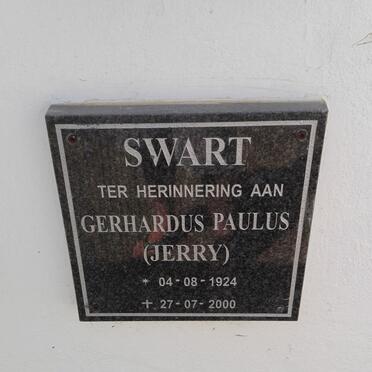 SWART Gerhardus Paulus 1924-2000