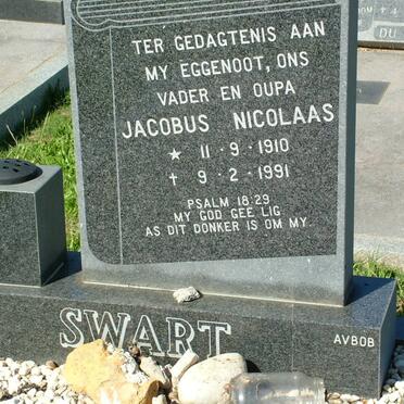 SWART Jacobus Nicolaas 1910-1991