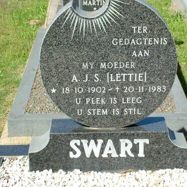 SWART A.J.S. 1902-1983