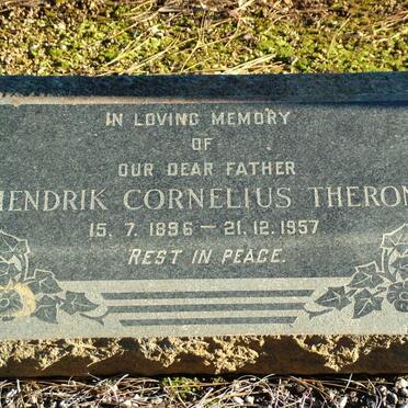 THERON Hendrik Cornelius 1896-1957