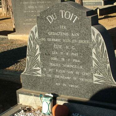 TOIT Elie H.G., du 1943-1964