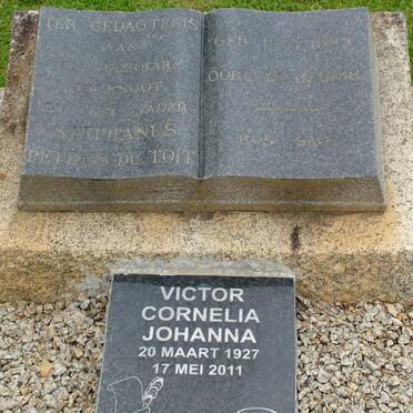 TOIT Stephanus Petrus, du 1932-1966  :: VICTOR Cornelia Johanna 1927-2011