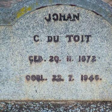 TOIT Johan C., du 1872-1946