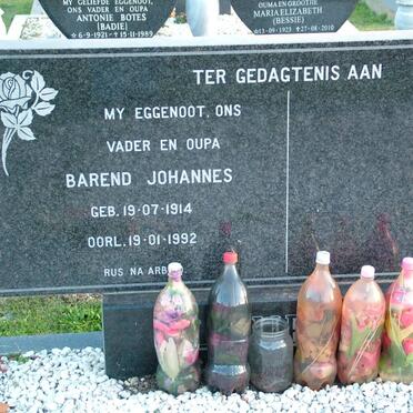 ? Barend Johannes 1914-1992