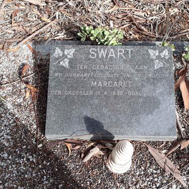 SWART Margaret nee DRESSLER 1930-1979