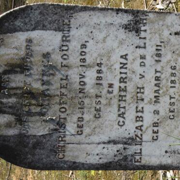 FOURIE Johannes Christoffel 1809-1884 &amp; Catherina Elizabeth V.DE LITH 1811-1886