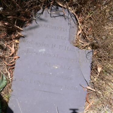 HALLBECK Johanna Christiane nee BECK 1790-1850