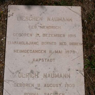 NAUMANN Ulrich 1909-1986 &amp; Lieschen HENDRICH 1915-1978