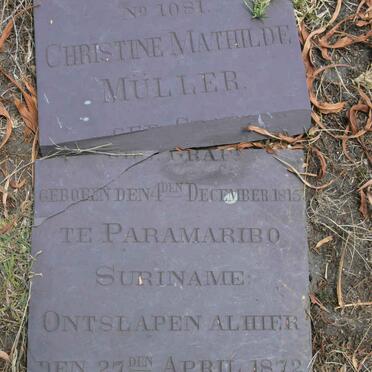 MULLER Christine Matilde 1815-1872