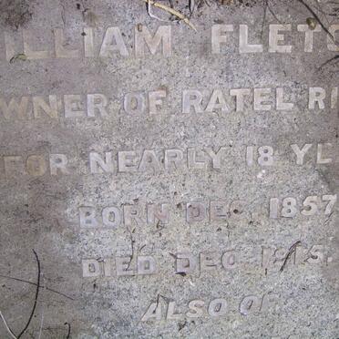 FLETCHER William 1857-1915