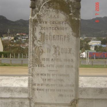 ROUX Johannes G. 18?5-1914