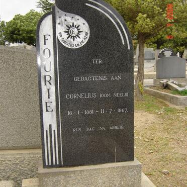 FOURIE Cornelius 1881-1967