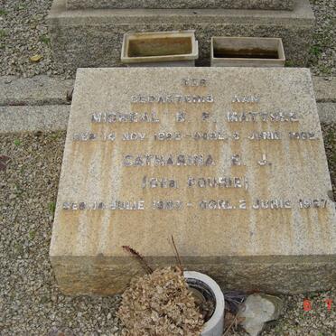 MATTHEE Michael B.P. 1895-1962 &amp; Catharina E.J. FOURIE 1893-1967