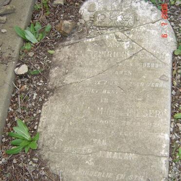 KIESER Heinrich, MALAN Cornelia nee KIESER -1929