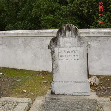 WET J.F., de 1873-1935