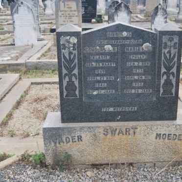 SWART Nicolas J B 1869-1940 &amp; Maria H. ? 1873-1950