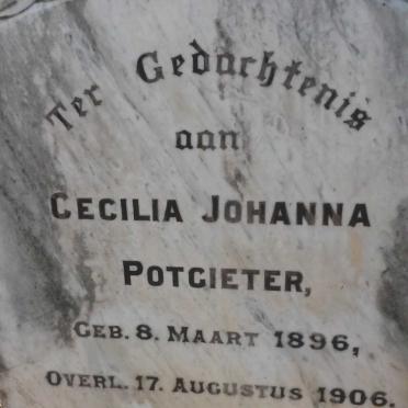 POTGIETER Cecilia Johanna 1896-1906