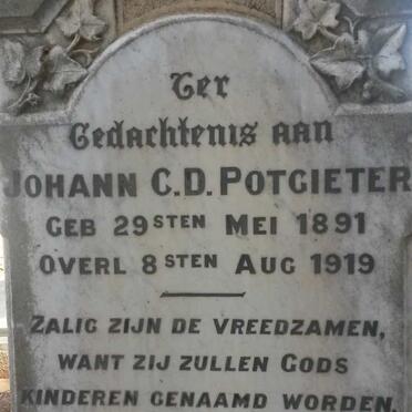 POTGIETER Johann C.D. 1891-1919