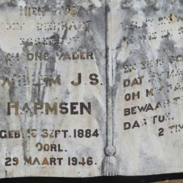 HARMSEN Willem J.S. 1884-1946