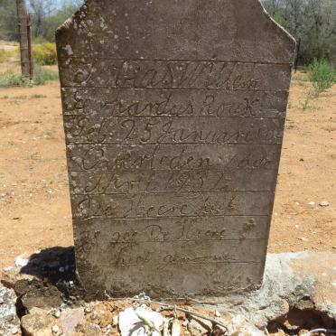 Western Cape, CALITZDORP district, Rietfontein 28, farm cemetery_1