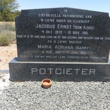Western Cape, CALITZDORP district, Rietfontein 28, farm cemetery_2