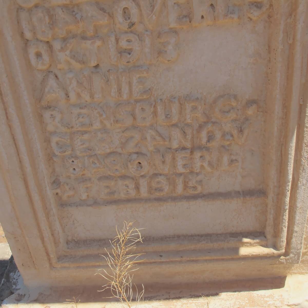 RENSBURG Annie 1848-1915