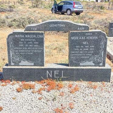 NEL Nicolaas Hendrik 1890-1957 &amp; Maria Magdalena SWANEPOEL 1896-1988