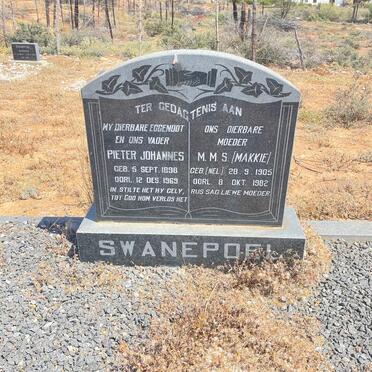 SWANEPOEL Pieter Johannes 1898-1969 &amp; M.M.S. NEL 1905-1982