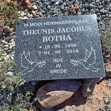 BOTHA Theunis Jacobus 1950-2018