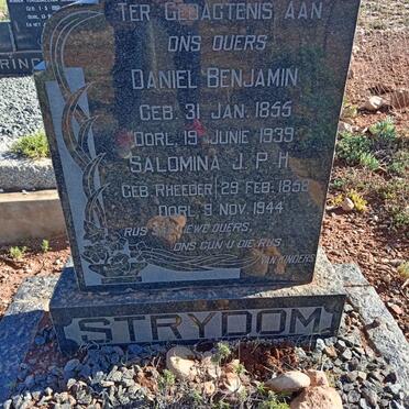 STRYDOM Daniel Benjamin 1855-1939 & Salomina J.P.H. RHEEDER 1858-1944