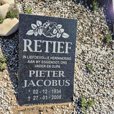 RETIEF Pieter Jacobus 1934-2008