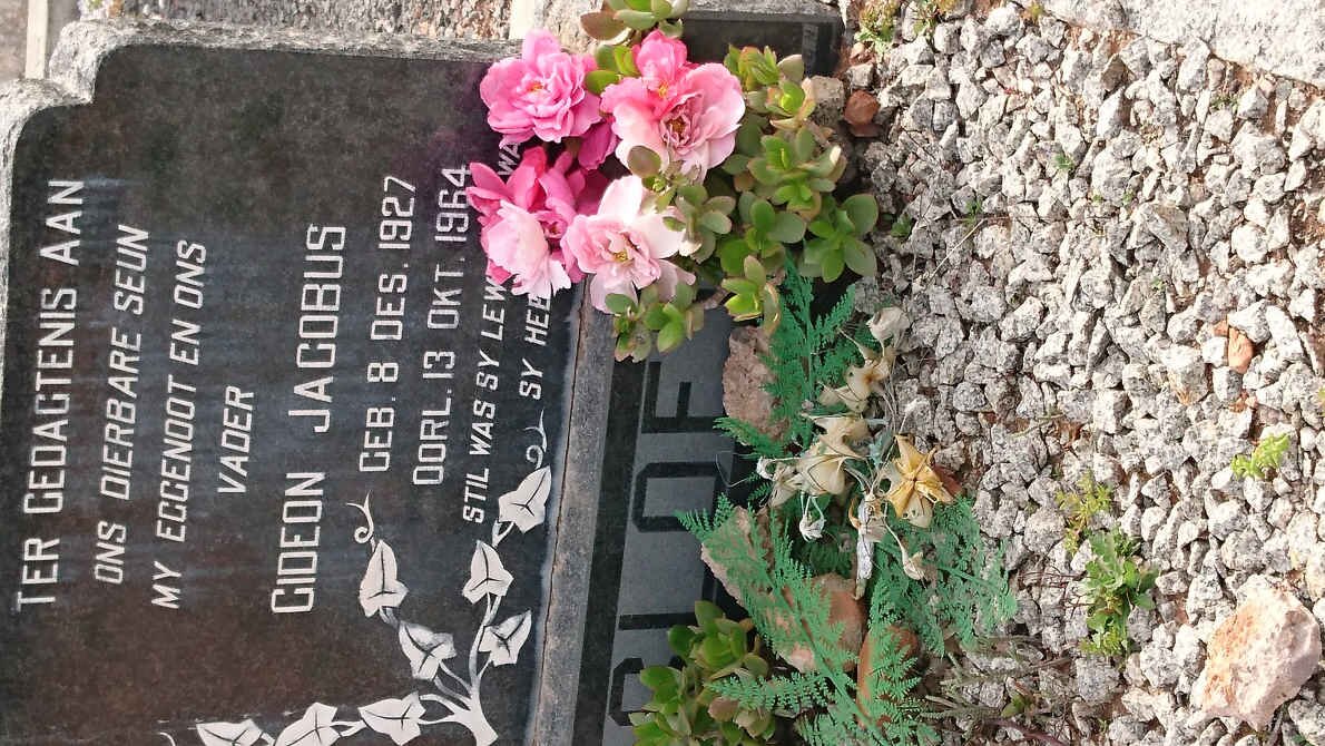 CLOETE Gideon Jacobus 1927-1964