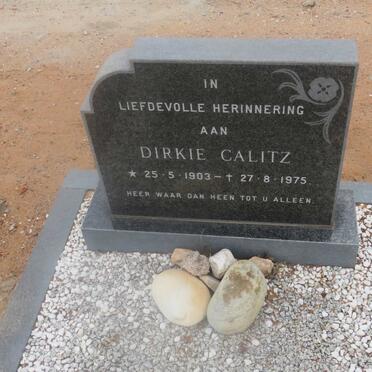 CALITZ Dirkie 1903-1975