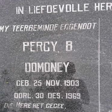 DOMONEY Percy B. 1903-1969 &amp; Susanna J. 1921-2003