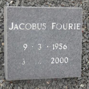 FOURIE Jacobus 1956-2000