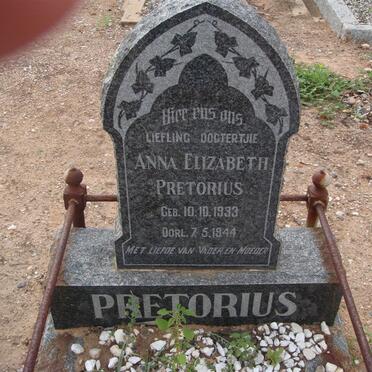 PRETORIUS Anna Elizabeth 1933-1944
