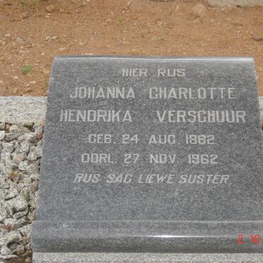 VERSCHUUR Johanna Charlotte Hendrika