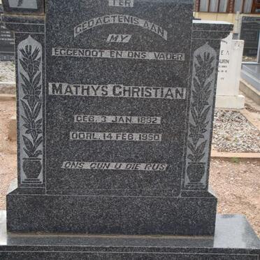 PRETORIUS Mathys Christian 1882-1950