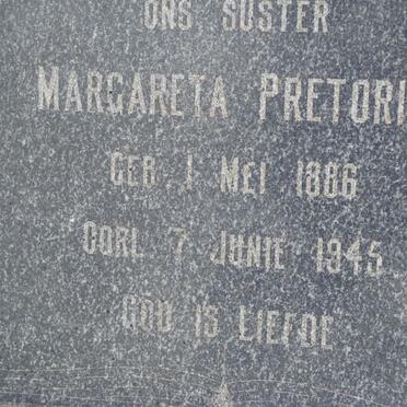 PRETORIUS Margareta 1886-1945
