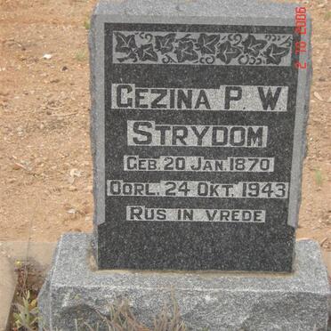 STRYDOM Gezina P.W.  1870-1943