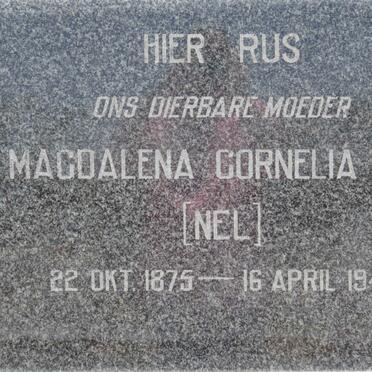 NEL Magdalena Cornelia nee NEL 1875-1949