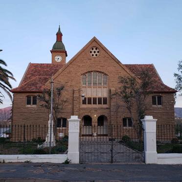 Western Cape, CALITZDORP, NG Kerk, Kerkhof en Gedenkmuur