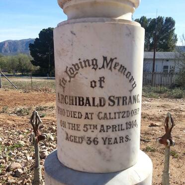 STRANG Archibald -1914